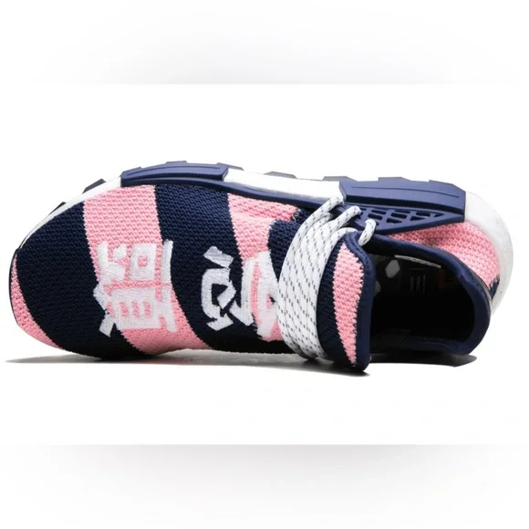 Pharrell x Billionaire Boys Club x NMD Human Race Trail “Heart & Mind” Navy/Pink - Picture 8 of 10
